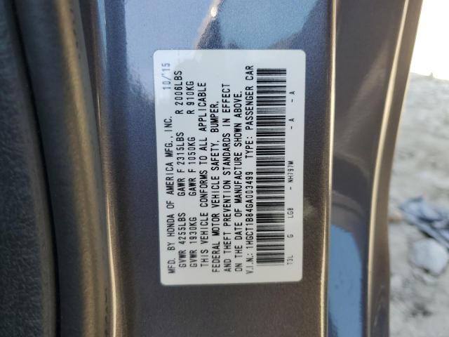 Photo 11 VIN: 1HGCT1B84GA003499 - HONDA ACCORD EXL 