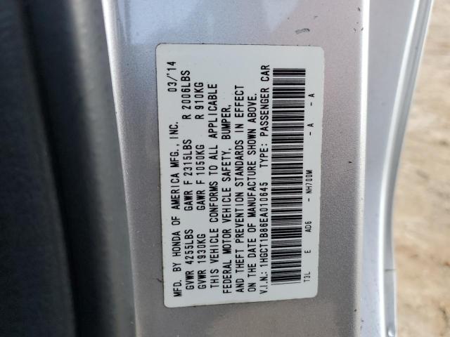 Photo 12 VIN: 1HGCT1B86EA010645 - HONDA ACCORD EXL 