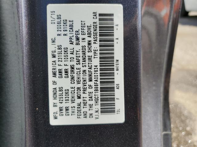 Photo 12 VIN: 1HGCT1B86FA007634 - HONDA ACCORD EXL 