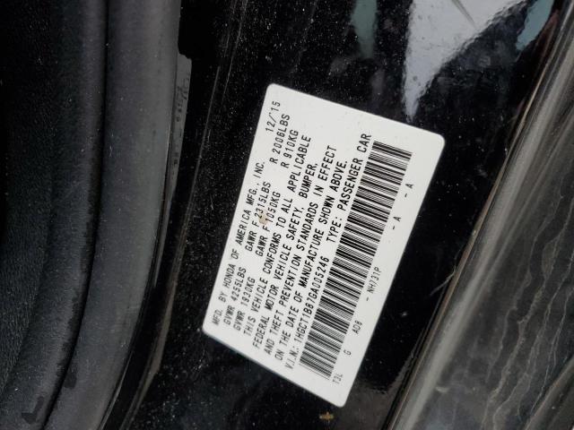 Photo 12 VIN: 1HGCT1B87GA005246 - HONDA ACCORD 