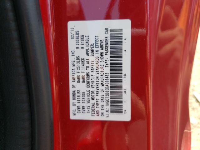 Photo 11 VIN: 1HGCT2B80DA006482 - HONDA ACCORD 