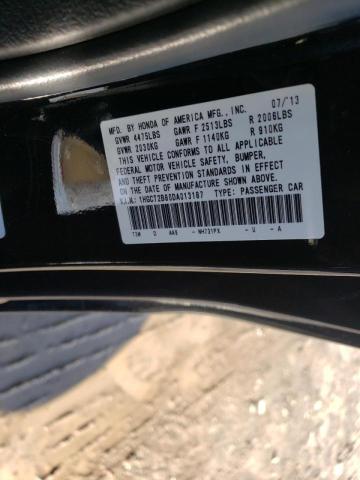 Photo 12 VIN: 1HGCT2B80DA013187 - HONDA ACCORD EXL 