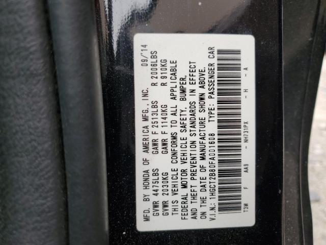 Photo 12 VIN: 1HGCT2B80FA001608 - HONDA ACCORD EXL 