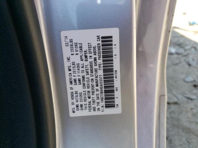 Photo 9 VIN: 1HGCT2B84EA005577 - HONDA ACCORD EXL 