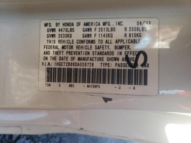 Photo 11 VIN: 1HGCT2B86DA009726 - HONDA ACCORD EXL 