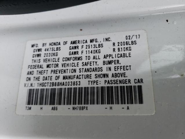 Photo 11 VIN: 1HGCT2B88HA003853 - HONDA ACCORD EXL 