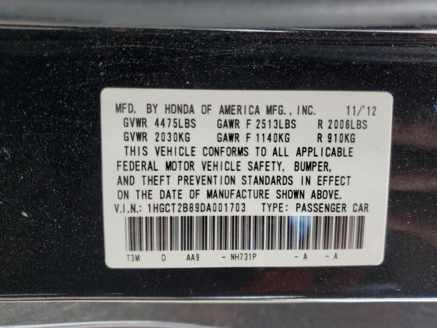 Photo 11 VIN: 1HGCT2B89DA001703 - HONDA ACCORD 