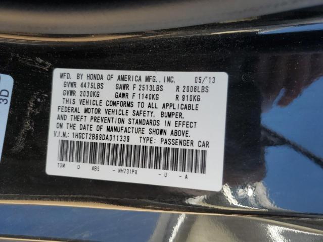 Photo 11 VIN: 1HGCT2B89DA011339 - HONDA ACCORD EXL 