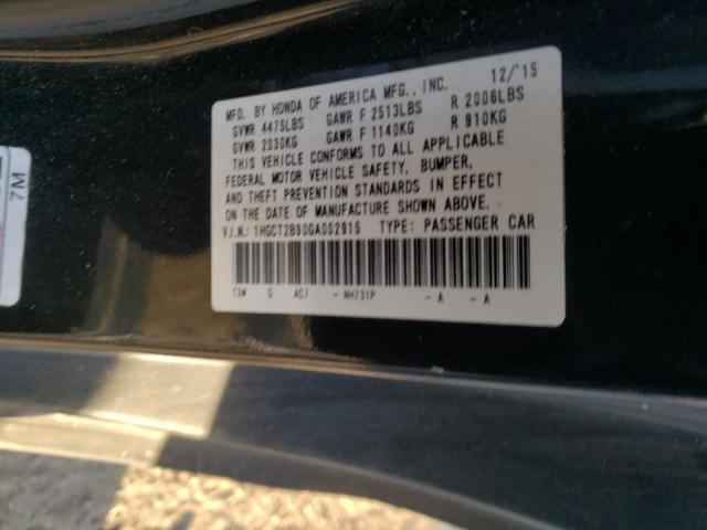 Photo 12 VIN: 1HGCT2B90GA002915 - HONDA ACCORD EXL 