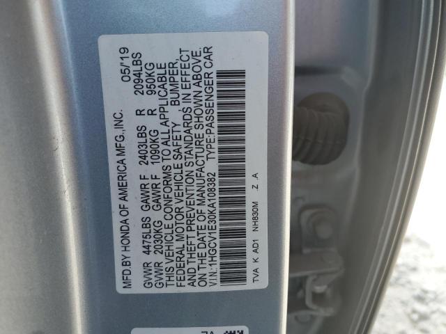 Photo 11 VIN: 1HGCV1E30KA108382 - HONDA ACCORD SPO 