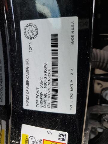 Photo 11 VIN: 1HGCV1E39LA802456 - HONDA ACCORD 