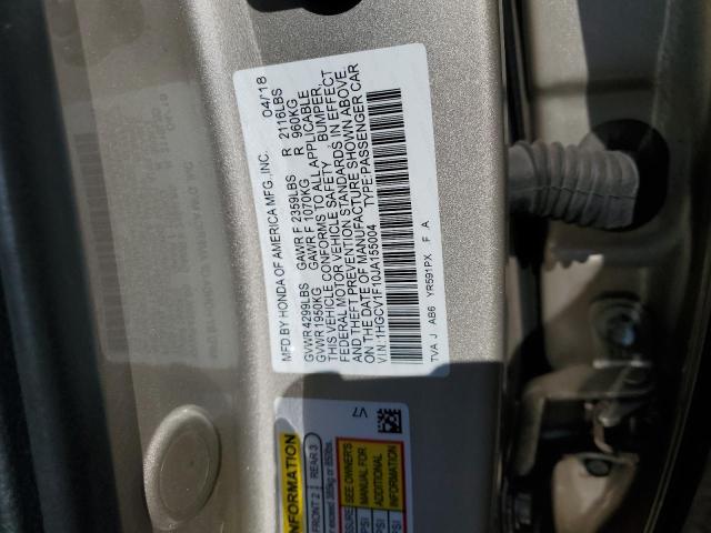 Photo 11 VIN: 1HGCV1F10JA155004 - HONDA ACCORD LX 