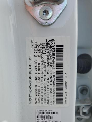 Photo 11 VIN: 1HGCV1F10MA039872 - HONDA ACCORD LX 