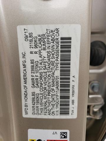 Photo 12 VIN: 1HGCV1F11JA006701 - HONDA ACCORD LX 