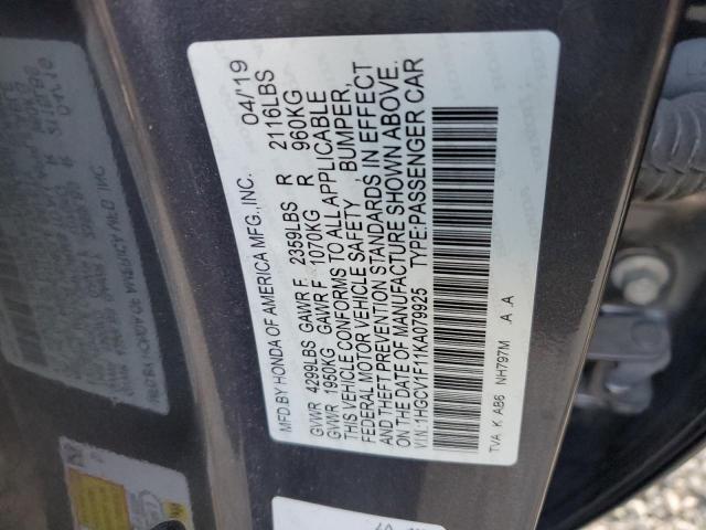 Photo 12 VIN: 1HGCV1F11KA079925 - HONDA ACCORD LX 