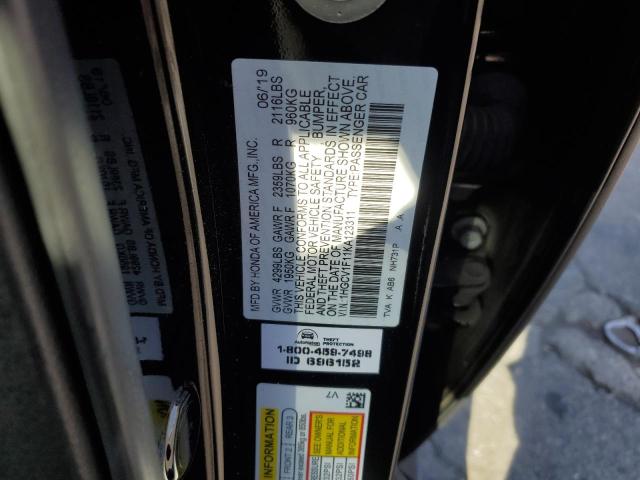 Photo 12 VIN: 1HGCV1F11KA123311 - HONDA ACCORD 