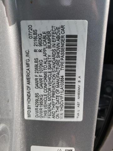 Photo 12 VIN: 1HGCV1F11LA103884 - HONDA ACCORD LX 