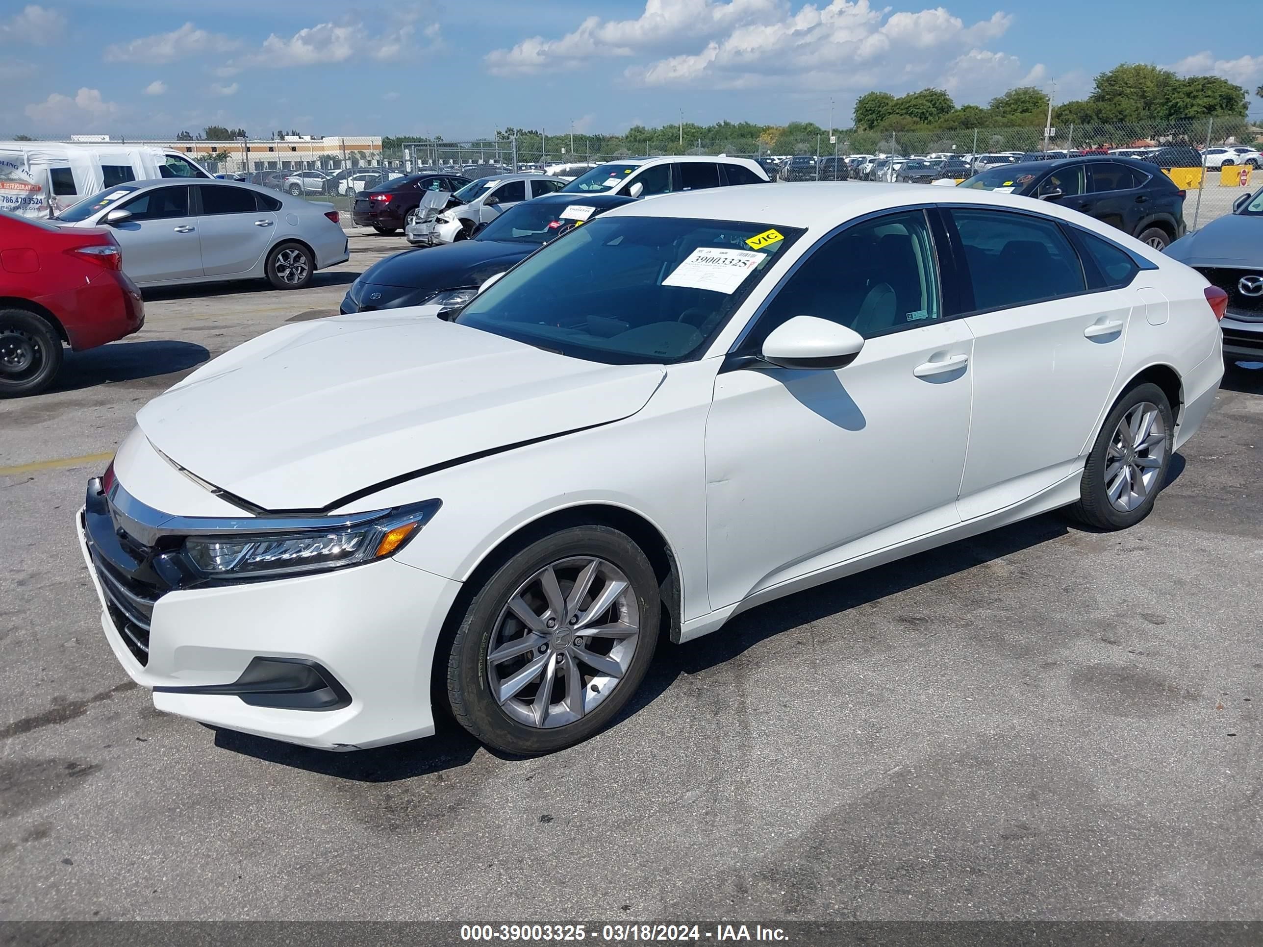 Photo 1 VIN: 1HGCV1F11MA014267 - HONDA ACCORD 