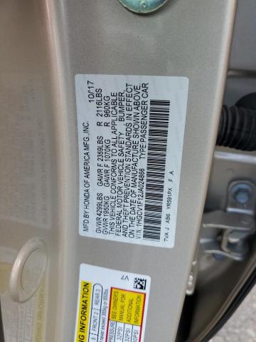 Photo 11 VIN: 1HGCV1F12JA024866 - HONDA ACCORD LX 