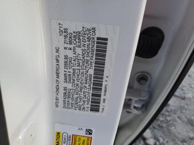 Photo 9 VIN: 1HGCV1F12JA024950 - HONDA ACCORD LX 