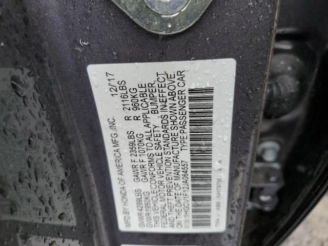 Photo 11 VIN: 1HGCV1F12JA064557 - HONDA ACCORD LX 