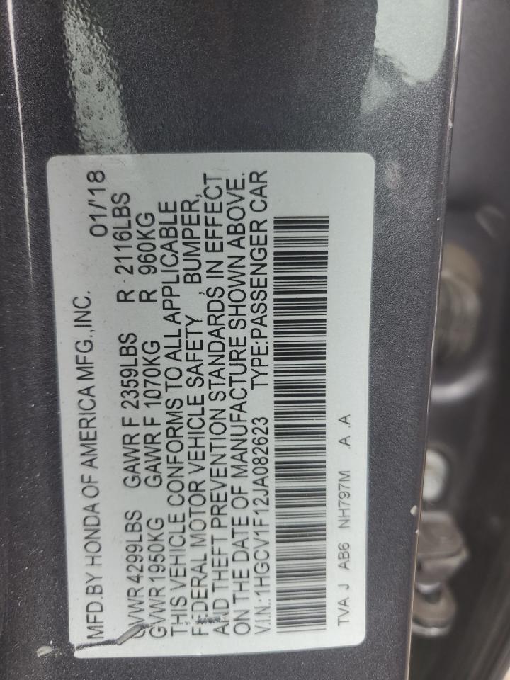 Photo 11 VIN: 1HGCV1F12JA082623 - HONDA ACCORD 