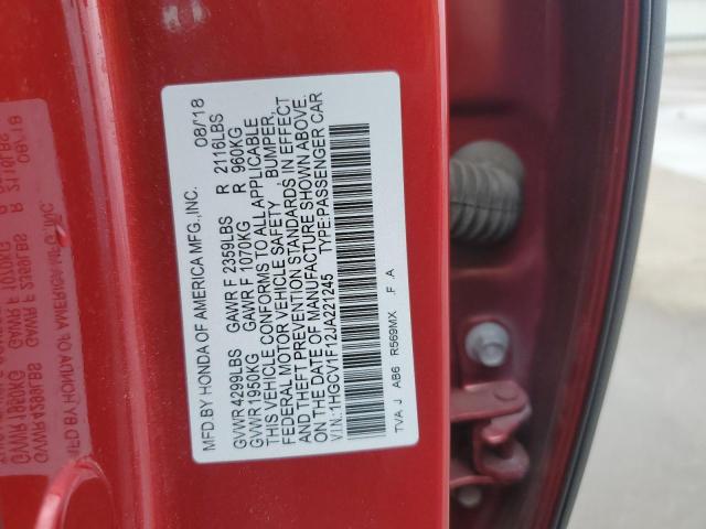 Photo 11 VIN: 1HGCV1F12JA221245 - HONDA ACCORD 