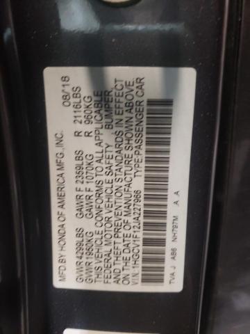 Photo 11 VIN: 1HGCV1F12JA227966 - HONDA ACCORD LX 