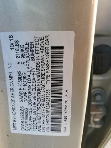 Photo 12 VIN: 1HGCV1F12JA257985 - HONDA ACCORD 