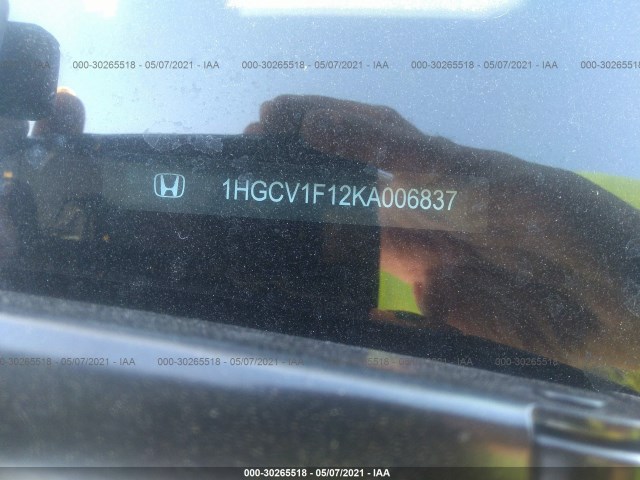 Photo 8 VIN: 1HGCV1F12KA006837 - HONDA ACCORD SEDAN 