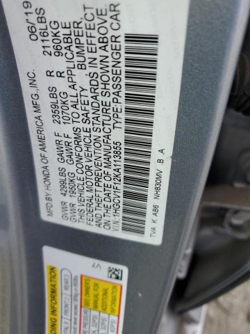 Photo 12 VIN: 1HGCV1F12KA113855 - HONDA ACCORD LX 