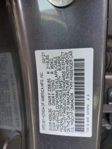 Photo 11 VIN: 1HGCV1F12MA042336 - HONDA ACCORD 