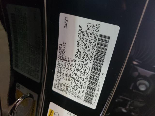 Photo 9 VIN: 1HGCV1F12MA066104 - HONDA ACCORD LX 