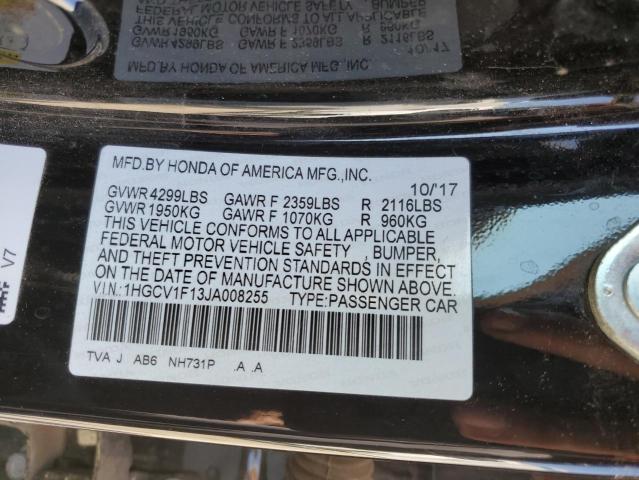 Photo 11 VIN: 1HGCV1F13JA008255 - HONDA ACCORD 