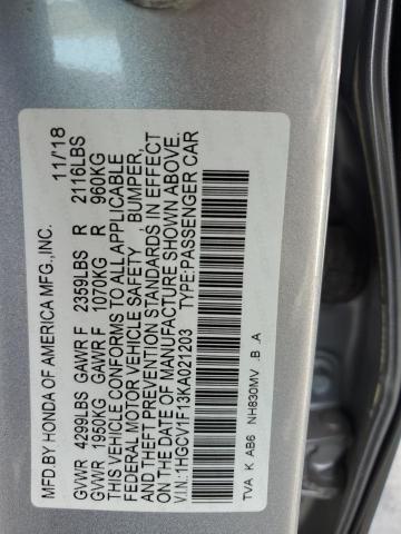 Photo 12 VIN: 1HGCV1F13KA021203 - HONDA ACCORD 