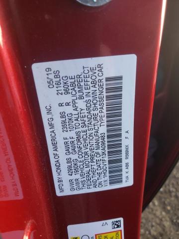 Photo 9 VIN: 1HGCV1F13KA096483 - HONDA ACCORD LX 