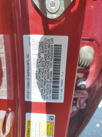 Photo 11 VIN: 1HGCV1F13KA103562 - HONDA ACCORD LX 