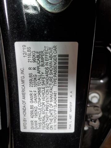 Photo 11 VIN: 1HGCV1F13LA040481 - HONDA ACCORD LX 