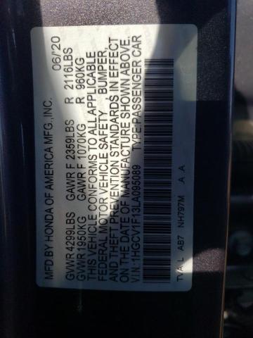 Photo 11 VIN: 1HGCV1F13LA095089 - HONDA ACCORD 