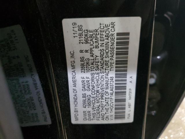 Photo 11 VIN: 1HGCV1F14LA037248 - HONDA ACCORD 