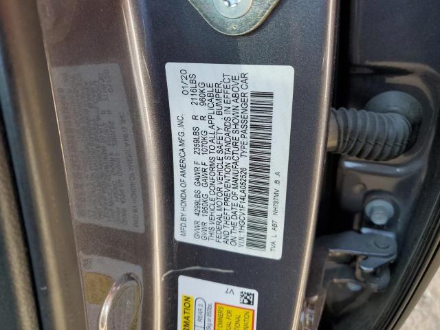 Photo 12 VIN: 1HGCV1F14LA052526 - HONDA ACCORD 