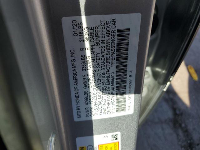 Photo 11 VIN: 1HGCV1F14LA054910 - HONDA ACCORD 