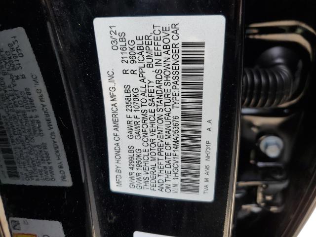 Photo 11 VIN: 1HGCV1F14MA053676 - HONDA ACCORD 