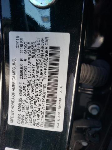 Photo 12 VIN: 1HGCV1F15KA061153 - HONDA ACCORD LX 