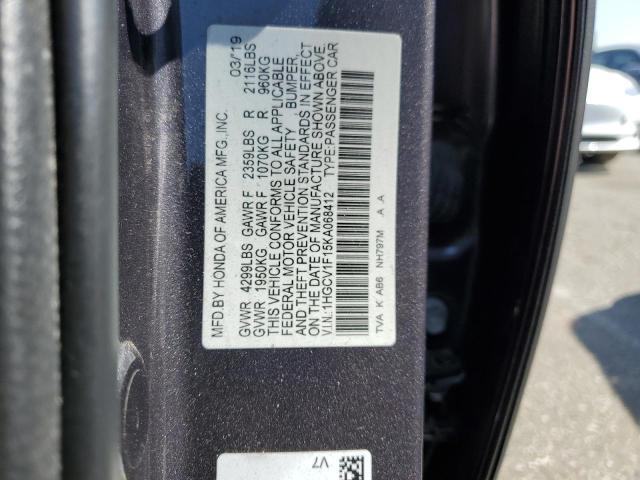 Photo 12 VIN: 1HGCV1F15KA068412 - HONDA ACCORD LX 