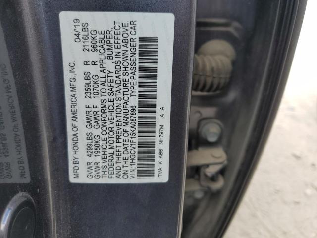 Photo 11 VIN: 1HGCV1F15KA087896 - HONDA ACCORD LX 