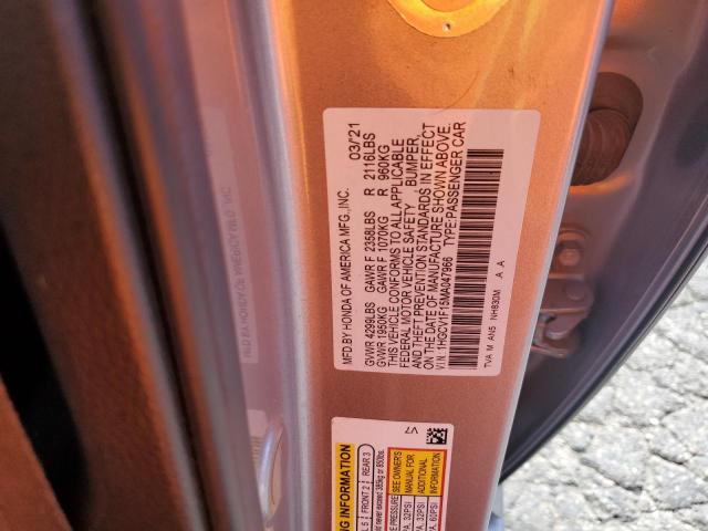 Photo 11 VIN: 1HGCV1F15MA047966 - HONDA ACCORD 