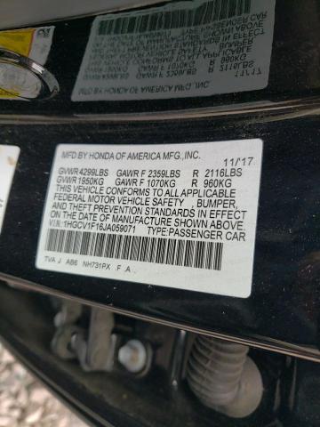 Photo 12 VIN: 1HGCV1F16JA059071 - HONDA ACCORD LX 