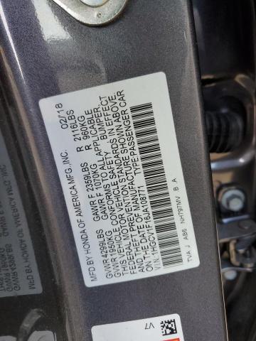 Photo 12 VIN: 1HGCV1F16JA108771 - HONDA ACCORD 