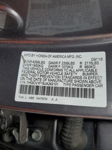 Photo 11 VIN: 1HGCV1F16JA242101 - HONDA ACCORD LX 